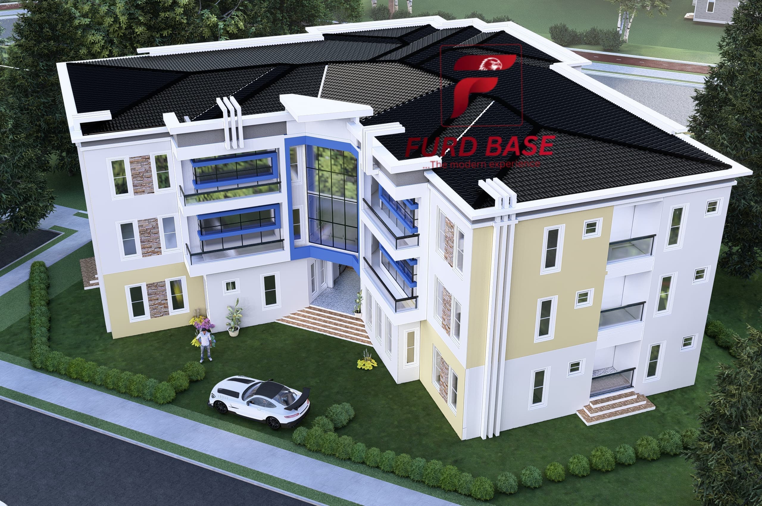 A mixed development of six 3-bedroom and three 2-bedroom apartments — view 3